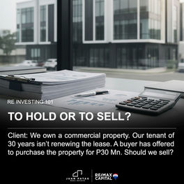 TO HOLD OR TO SELL?
