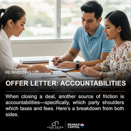 OFFER LETTER: ACCOUNTABILITIES