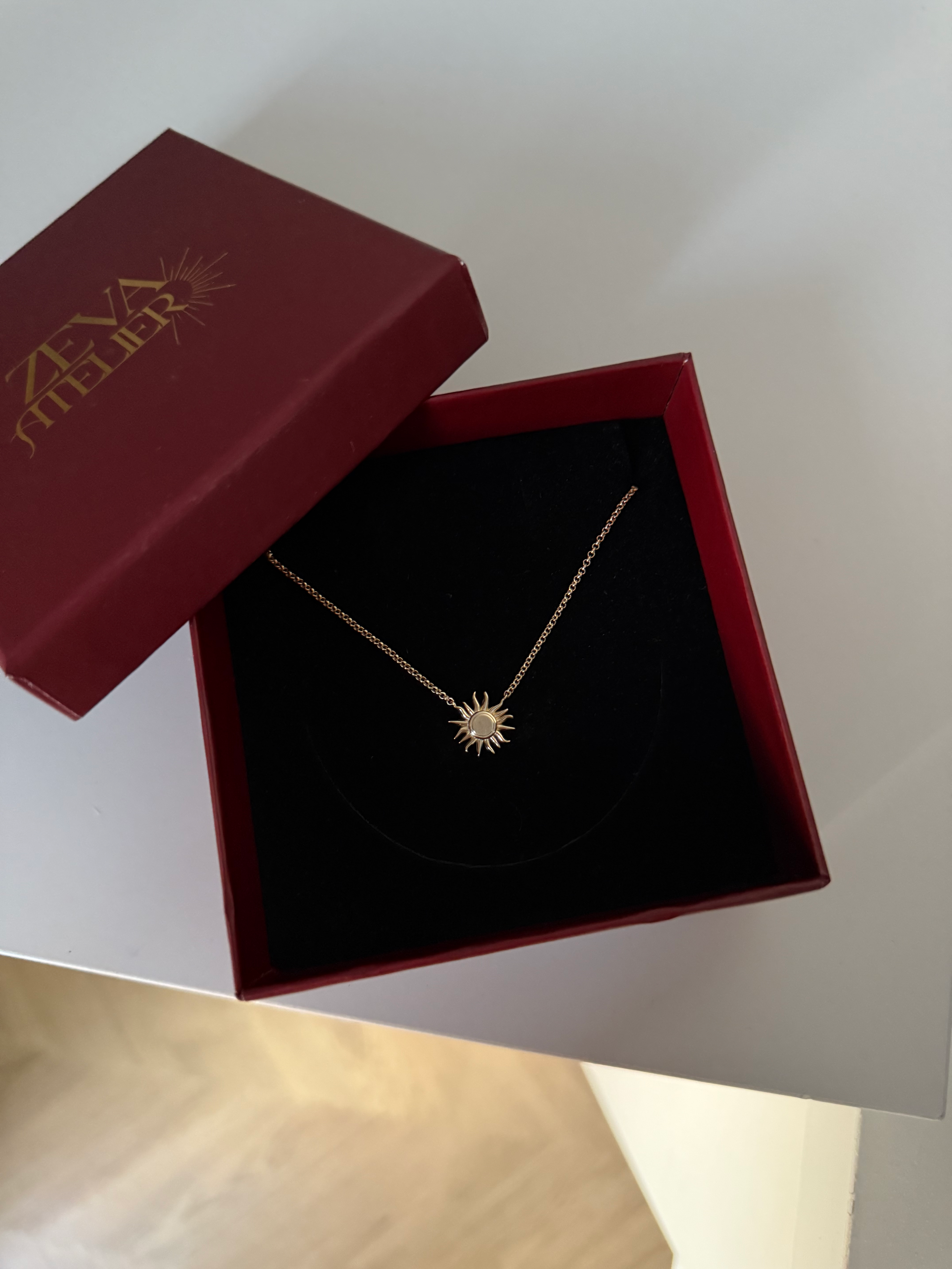 Güneş Kolye | 925 Ayar Gümüş