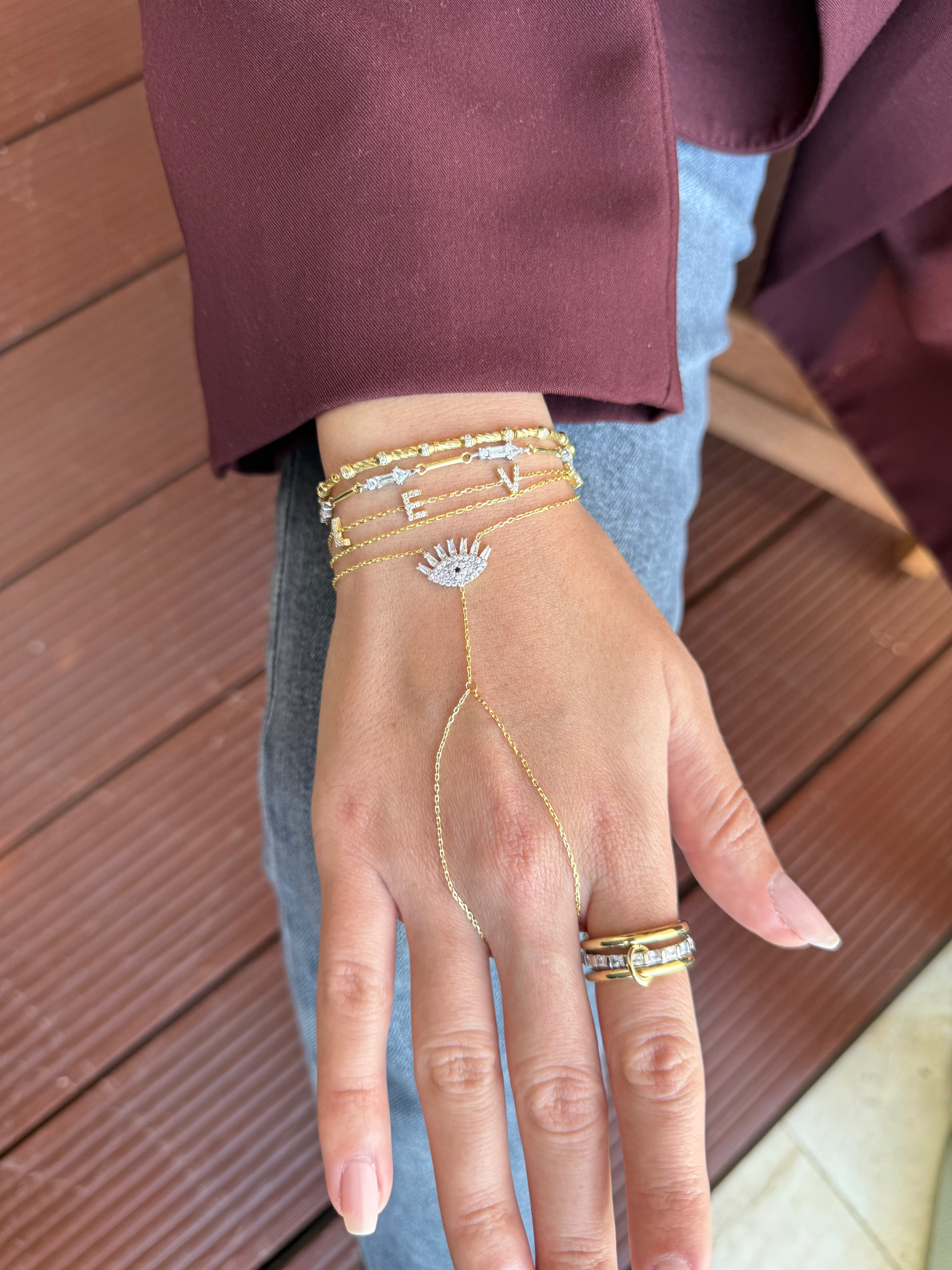 Taşlı Göz Şahmeran | 925 Ayar Gümüş