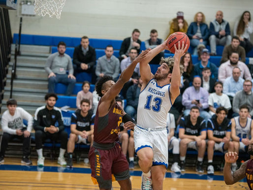 Halpert and Reef Tally 22 Points Each in Macs' Statement Win