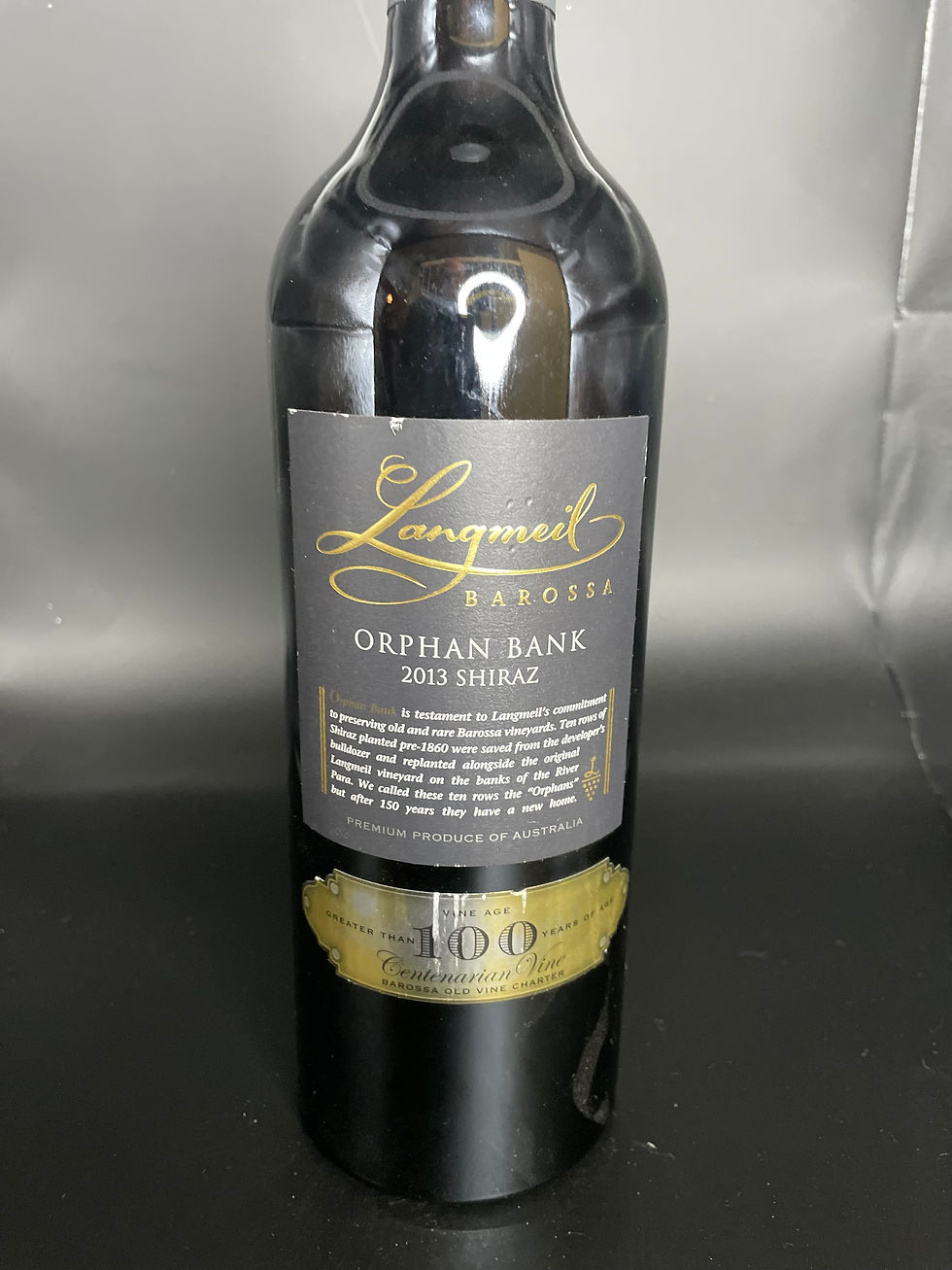 Langmeil "Orphan Bank Shiraz" 2013