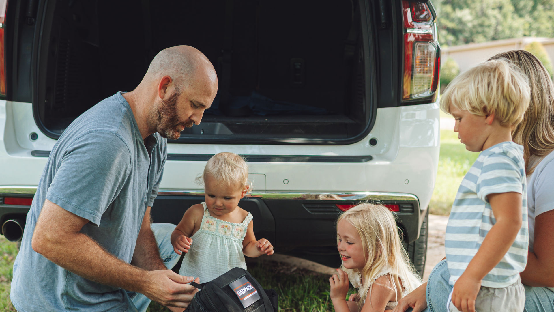The Dad Pack, a family survival bag. And emergency go bag.