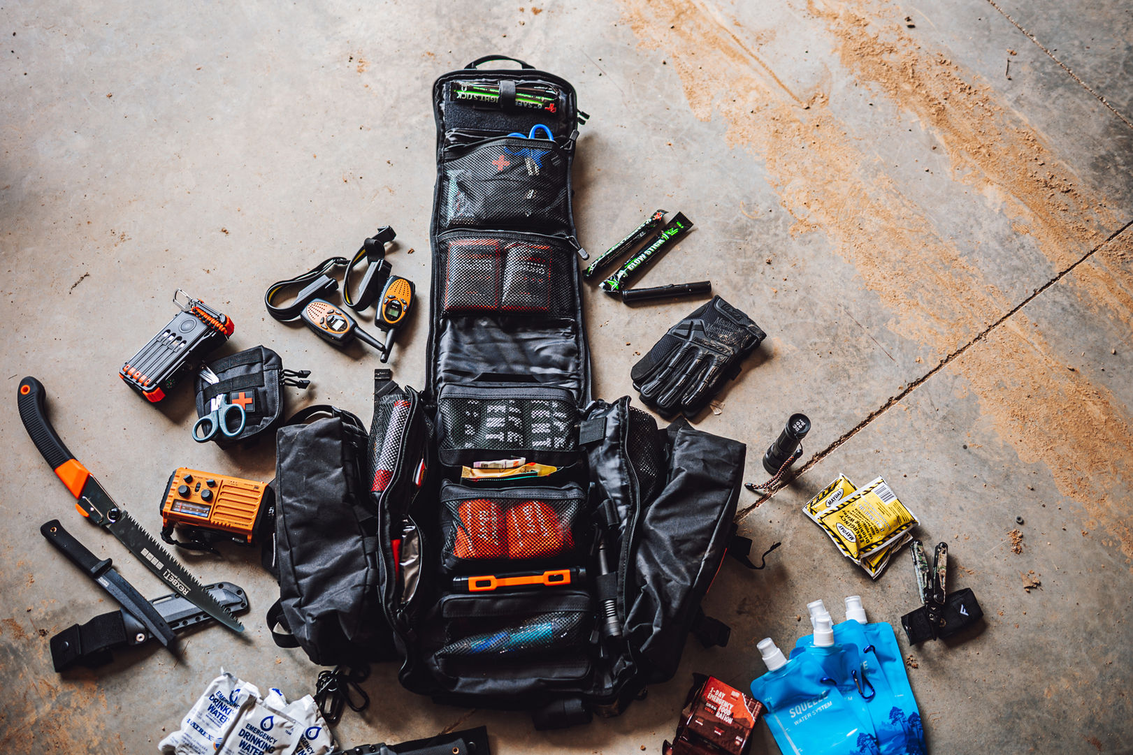 The Dad Pack, a family survival bag. And emergency go bag.