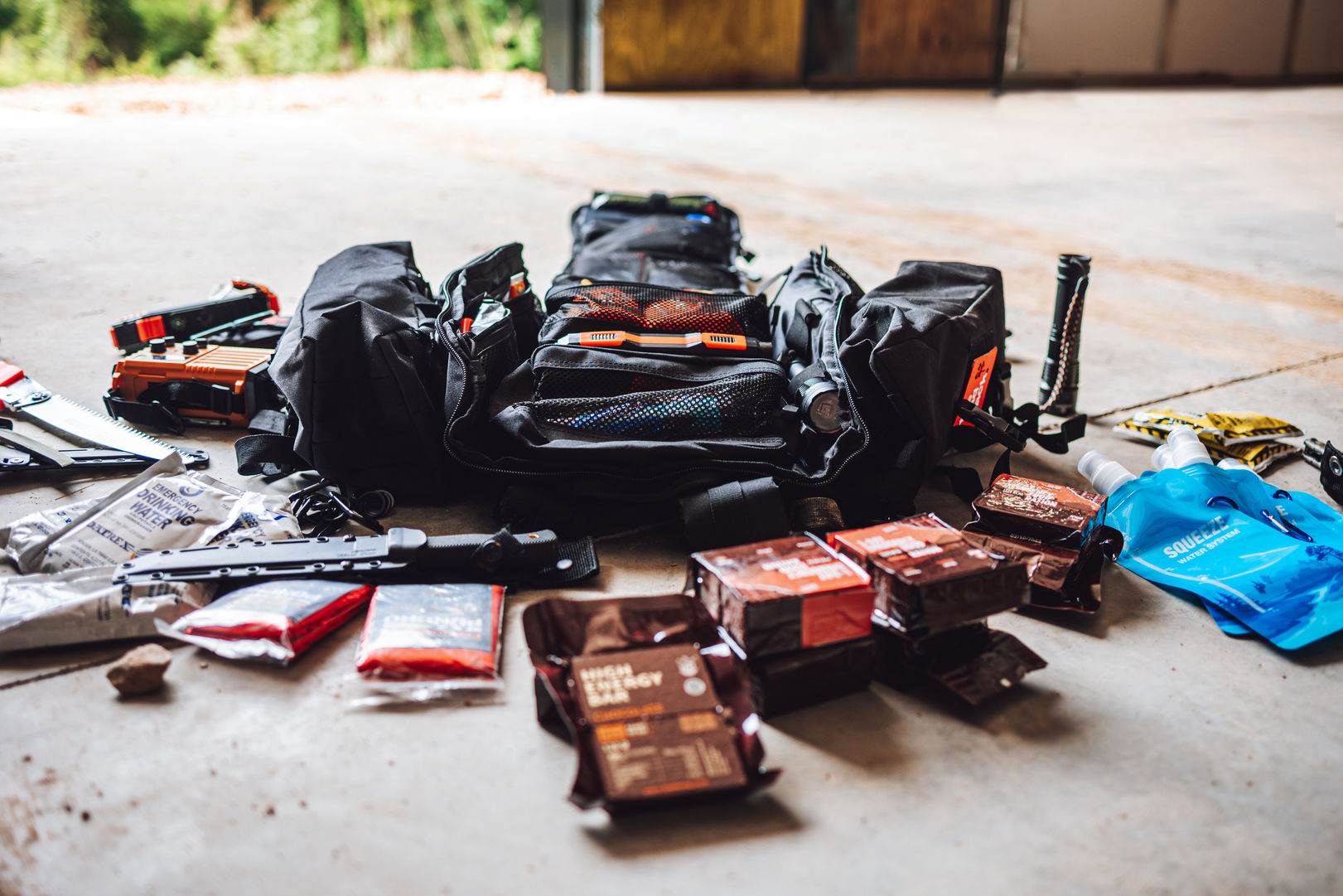 The Dad Pack, a family survival bag. And emergency go bag.