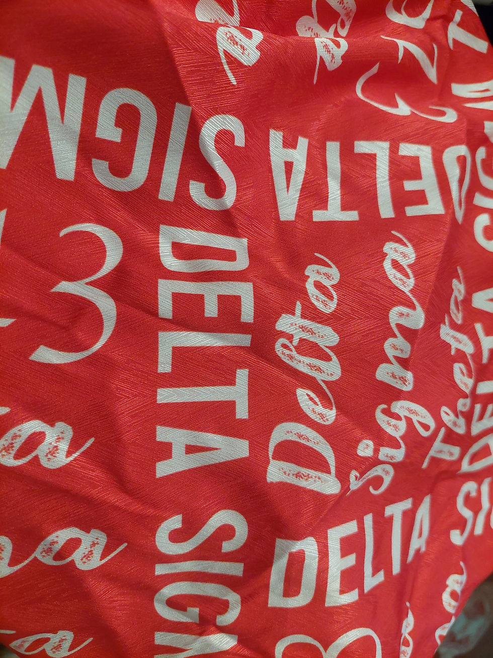 Thumbnail: Large Satin Delta Hair Bonnet  (Lined)