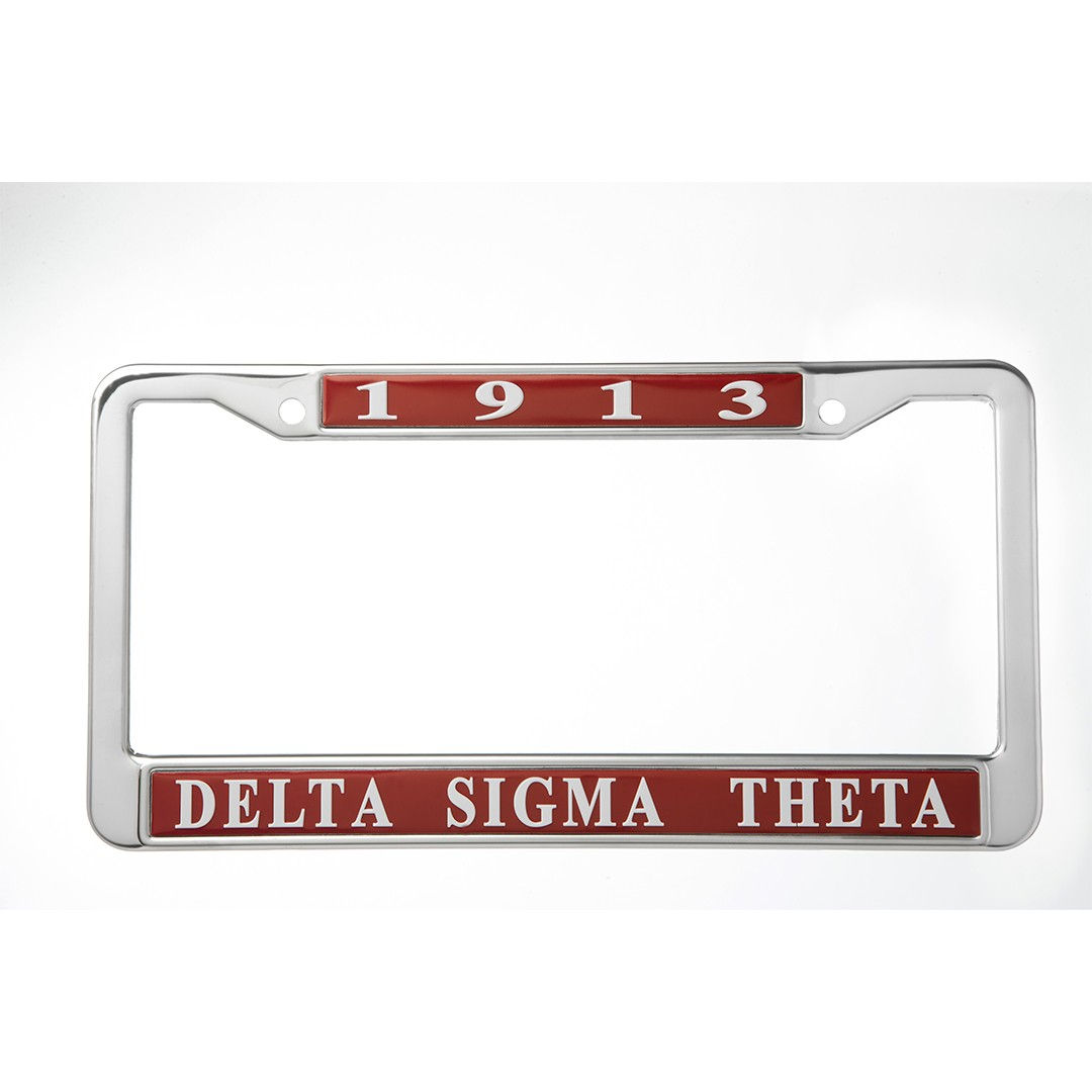 Delta Rear License Plate Tag