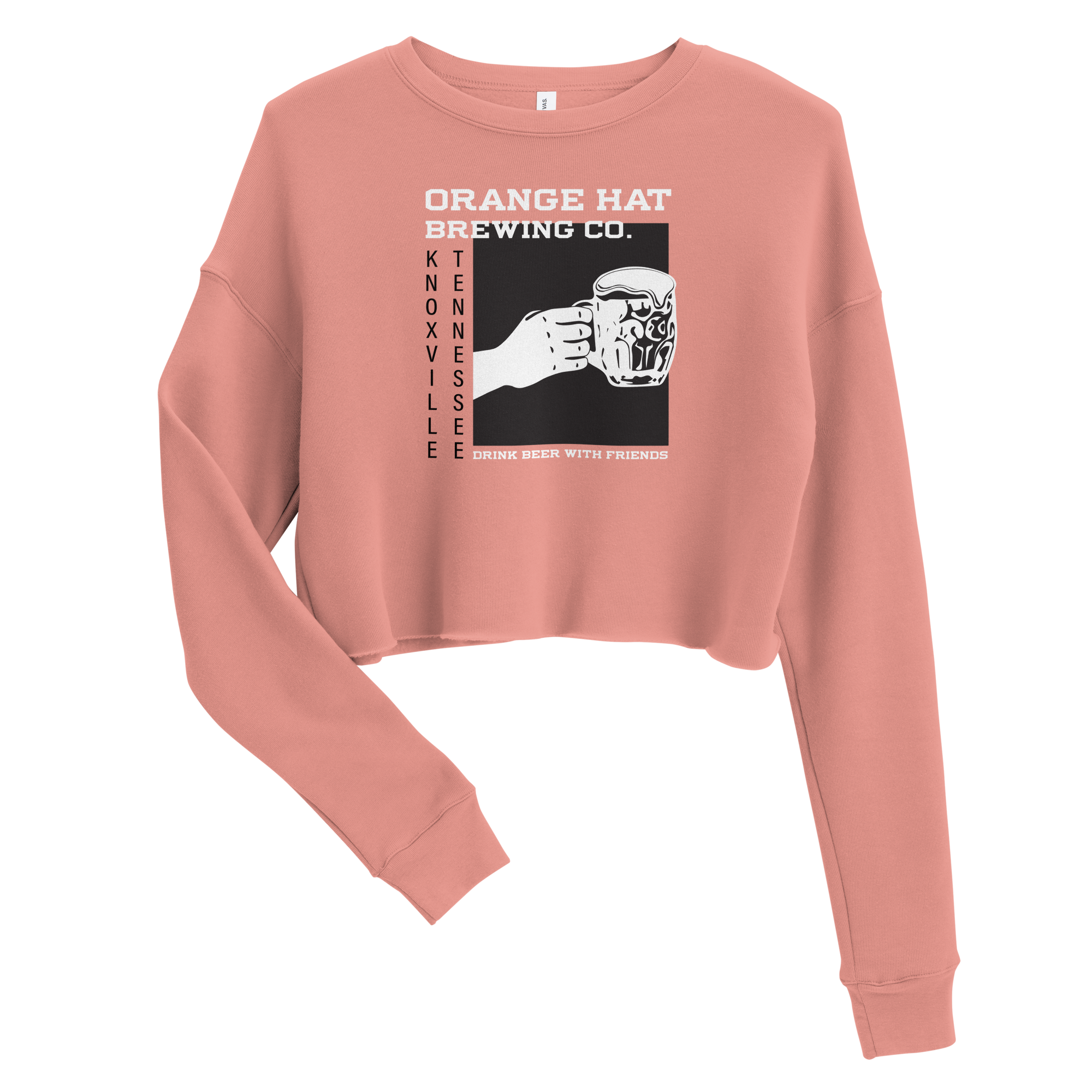 Beer With Friends Cropped Sweatshirt