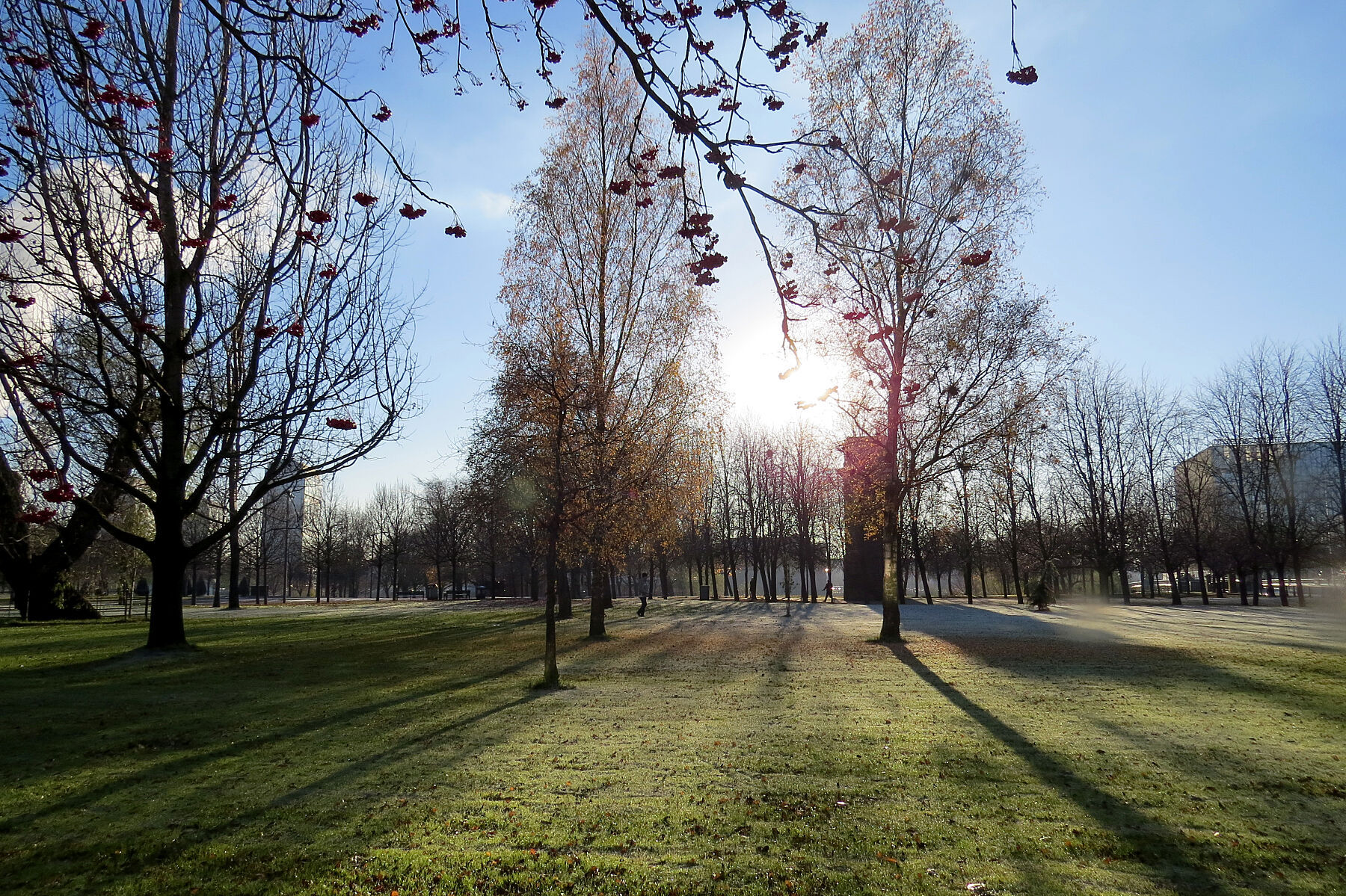Glasgow Green in the Winter