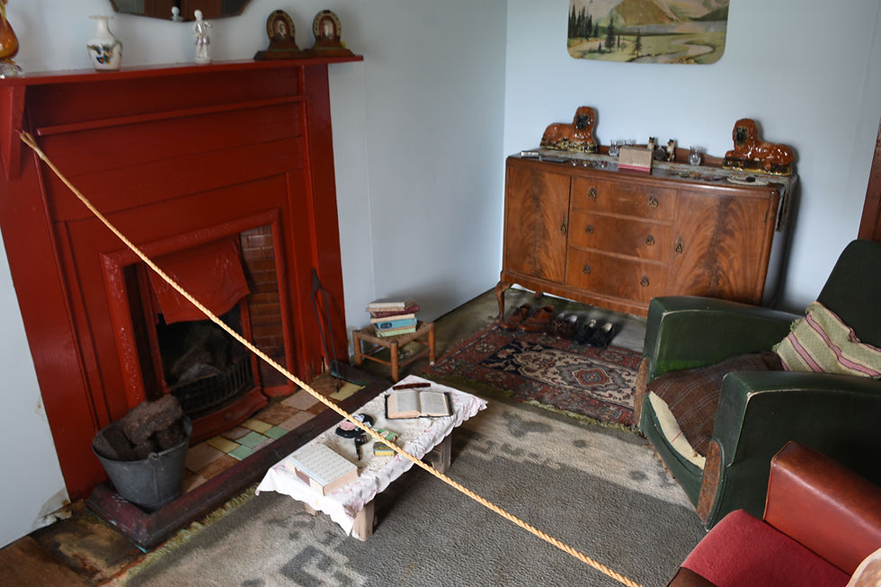 Fireplace in old house