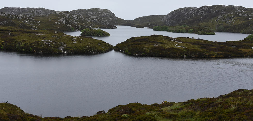 View from the Golden Road with islands in the distance