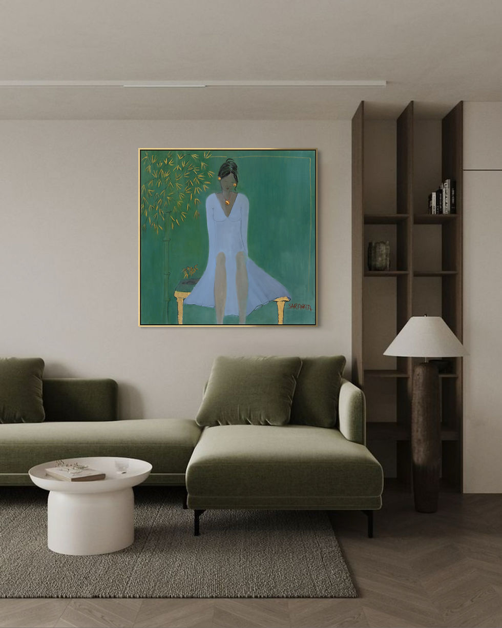 Thumbnail: Joanna Sarapata | GOLDEN WHISPER | Blue Dress