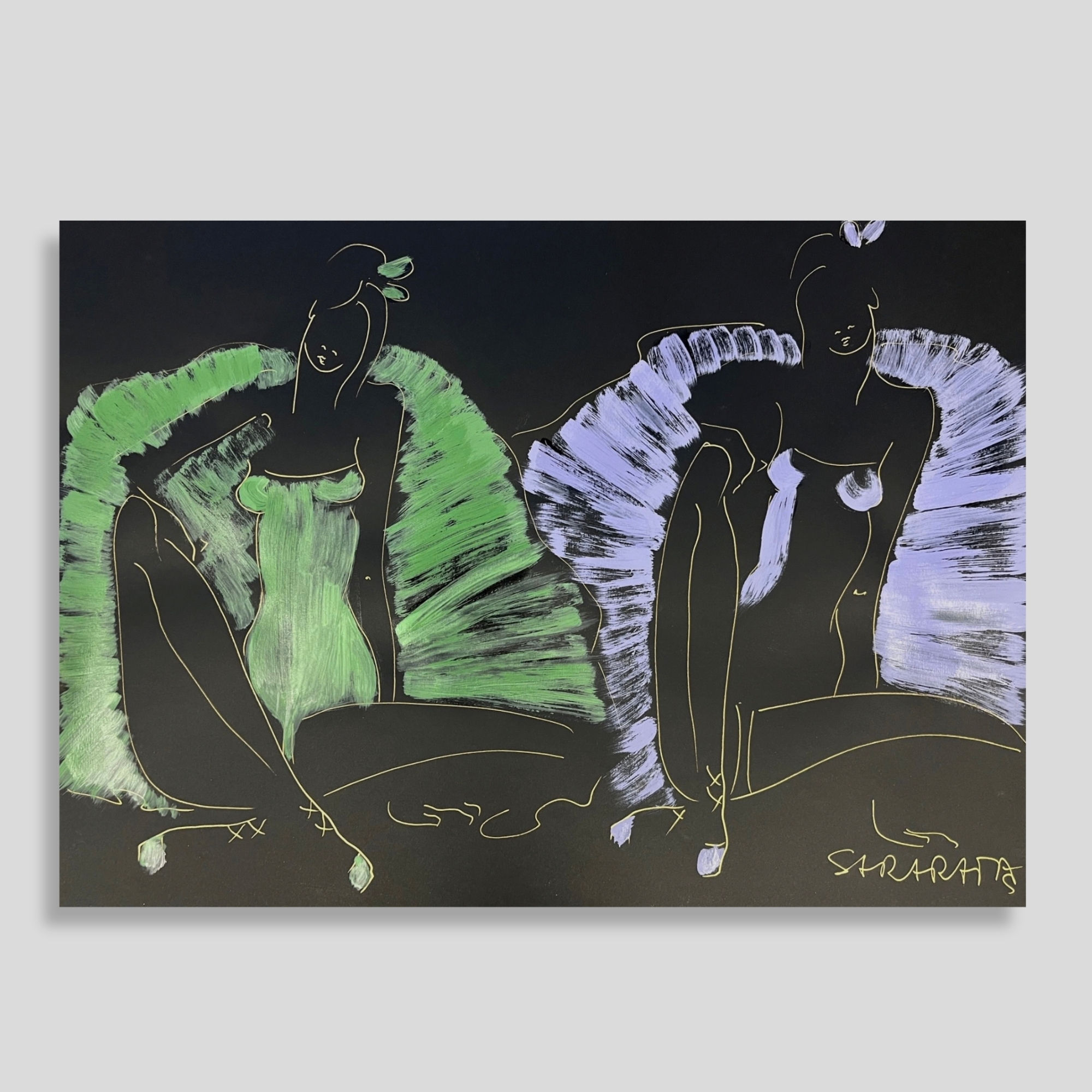Joanna Sarapata | SZKIC | Vert et Violet