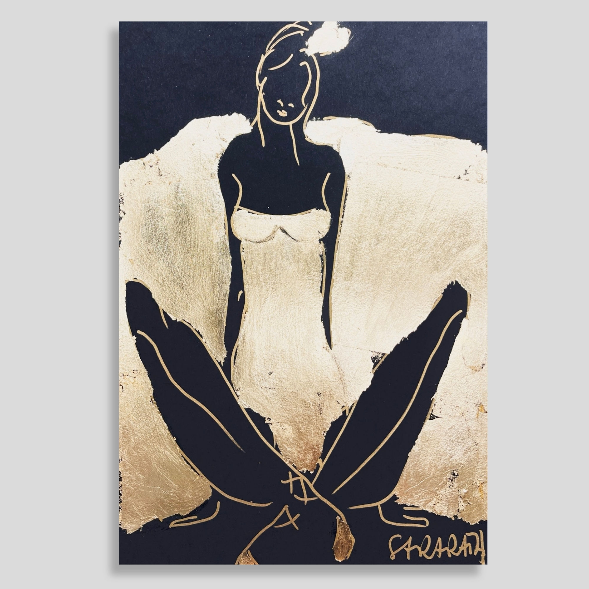 Joanna Sarapata | SZKIC | Gold Ballerina IX