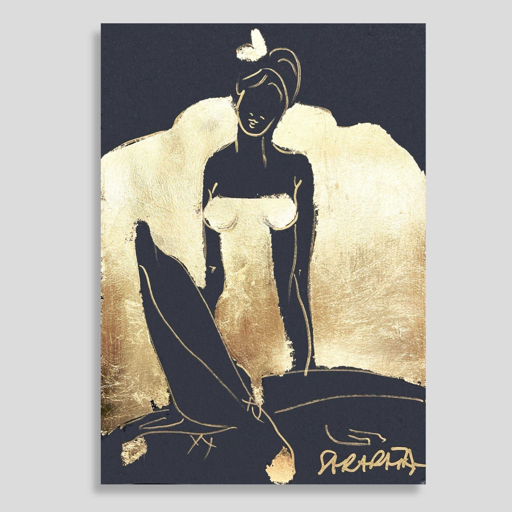 Joanna Sarapata | SZKIC | Gold Ballerina VIII