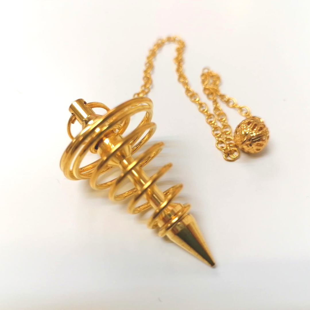 #MA2109-4 螺旋錐形金屬靈擺