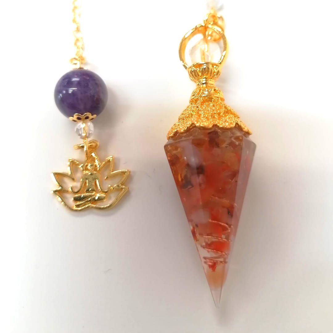 #MA2109-10 紅瑪瑙靈擺