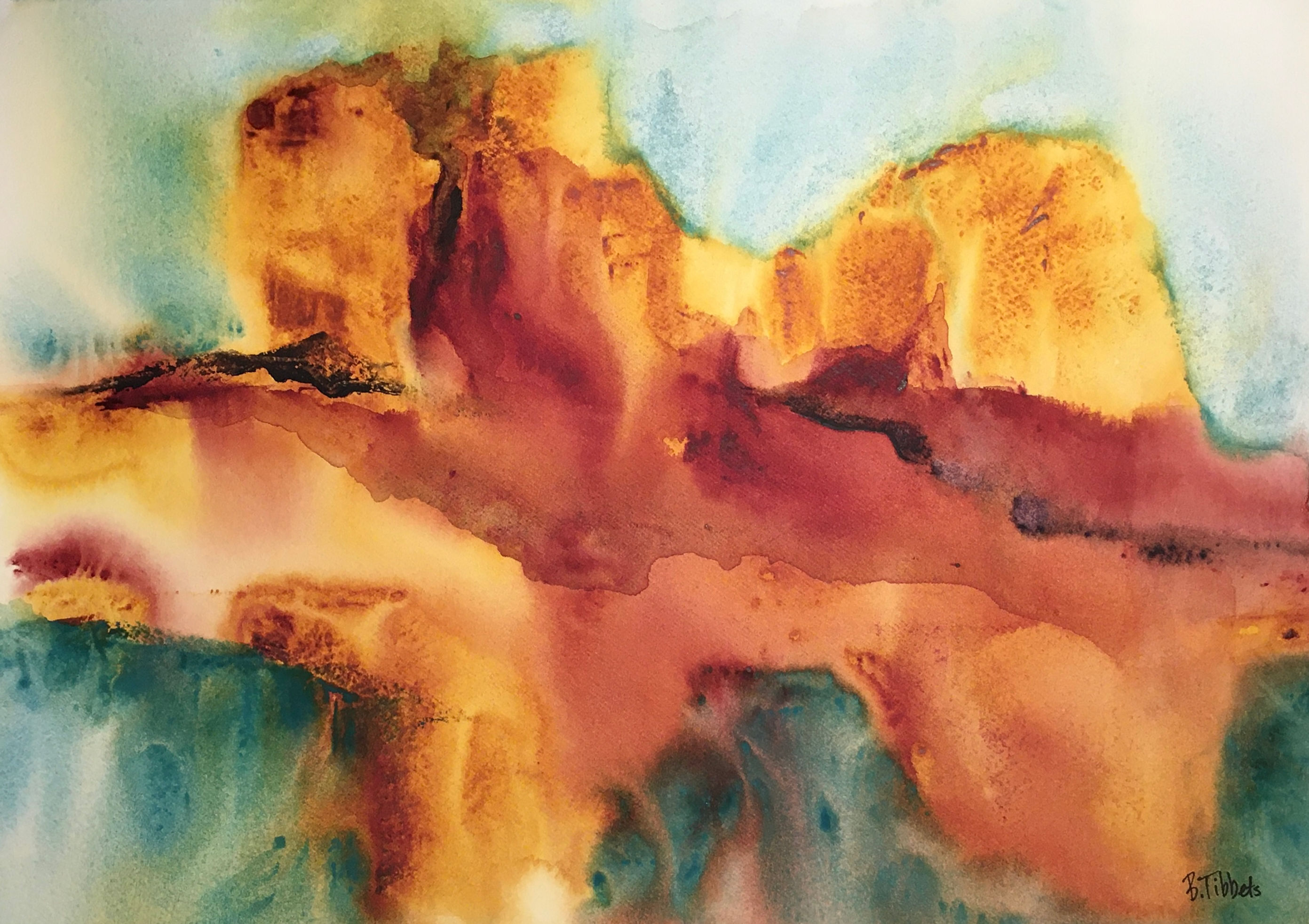 “Rebirth” 11 x 15 inch   Original Watercolor on Paper