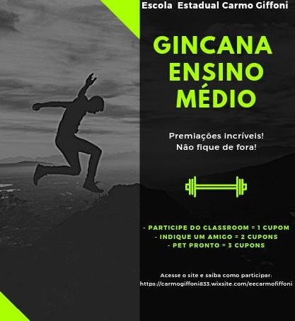 Gincana do Conhecimento Virtual Ensino Médio