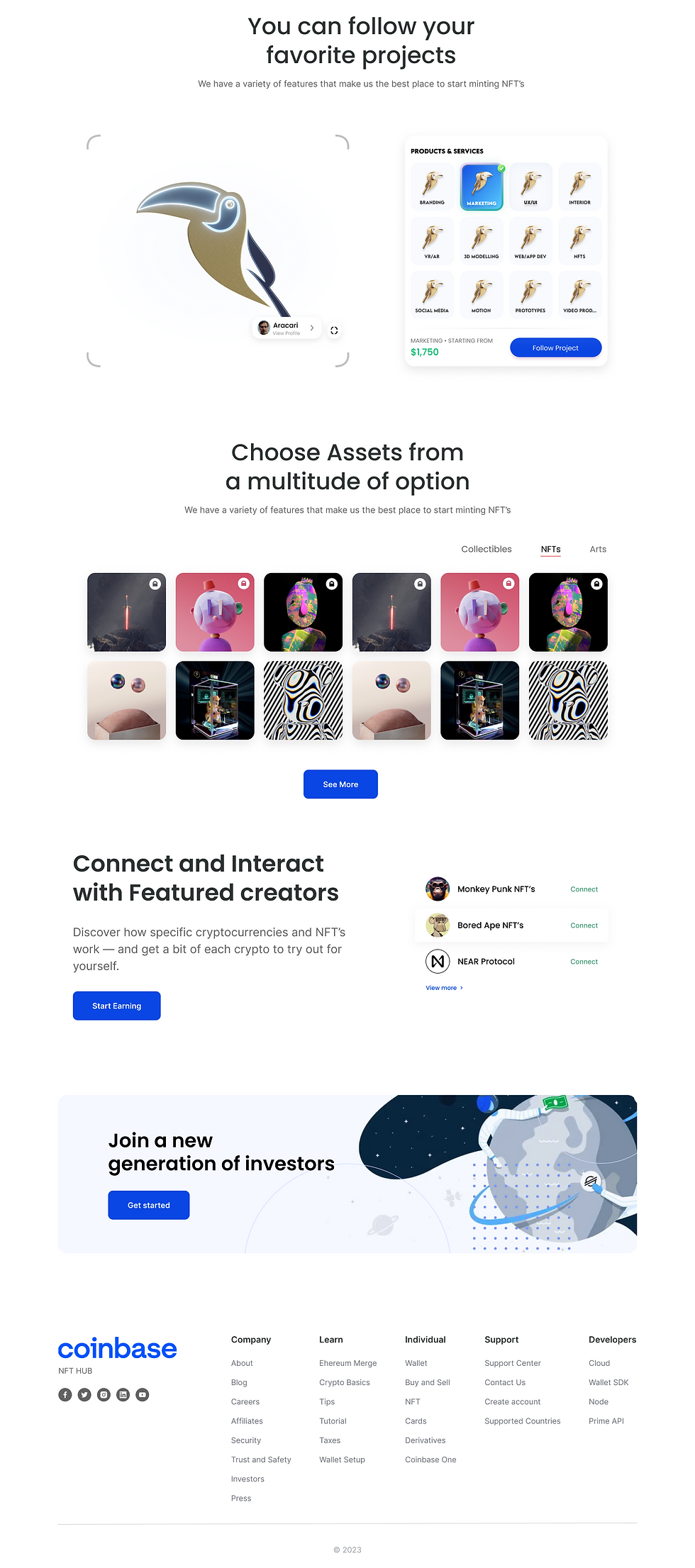 Coinbase Crypto Art - Product Dashboard.png
