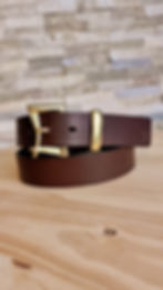 ceinture cuir artisanale caen