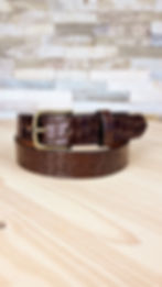 ceinture cuir solide femme