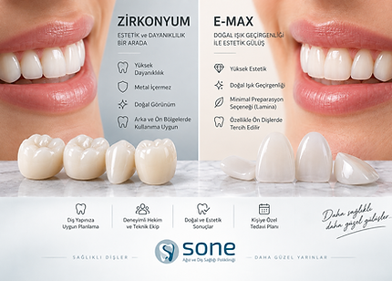 E-max ve zirkonyum kaplama ile doğal gülüş tasarımı
