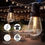 Thumbnail: Outdoor String Lights Patio Vintage Garden Yard Commercial Grade Waterproof 48Ft