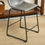 Thumbnail: Roundhill Furniture Lotusville Vintage PU Leather Counter Height Stools, Antiqu