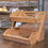 Thumbnail: G.a HOMEFAVOR Bamboo Fruit Stand Basket,2-Tier Bamboo Countertop Fruit Stand fo