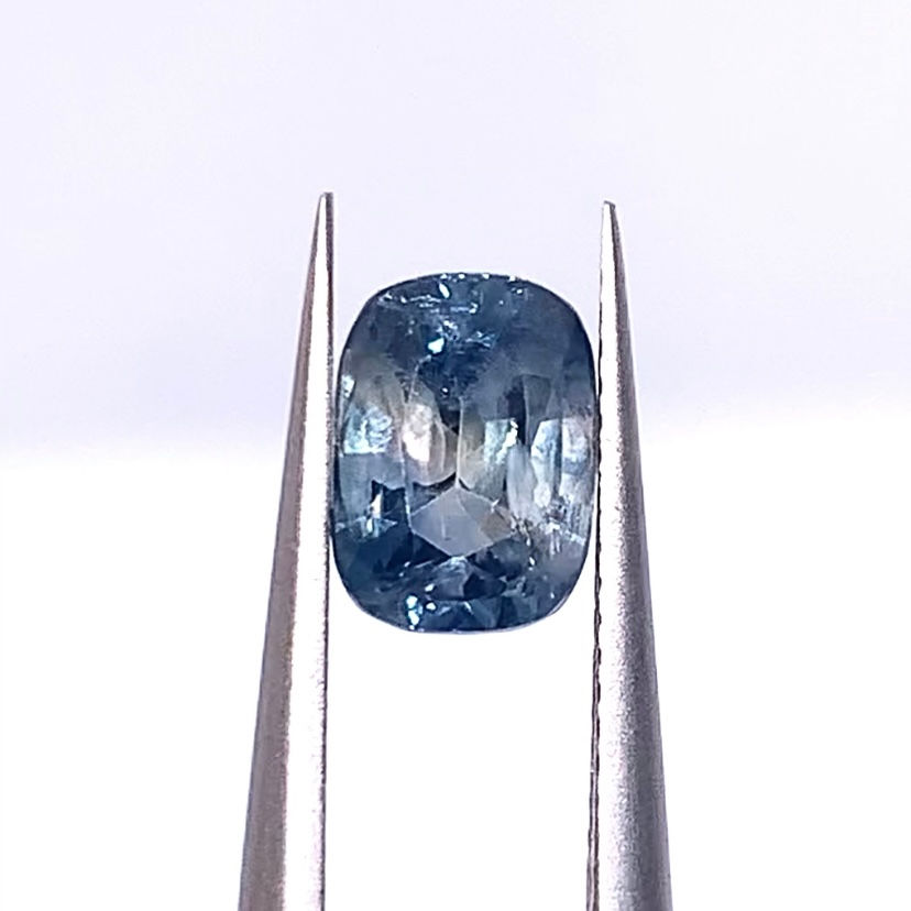 Thumbnail: 1.9Ct Natural Bi-Color Blue & White Sapphire From Sri Lanka