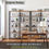 Thumbnail: O&K Furniture 80.7" Double Wide 6 Shelf Bookcase, Industrial Large Open Metal E