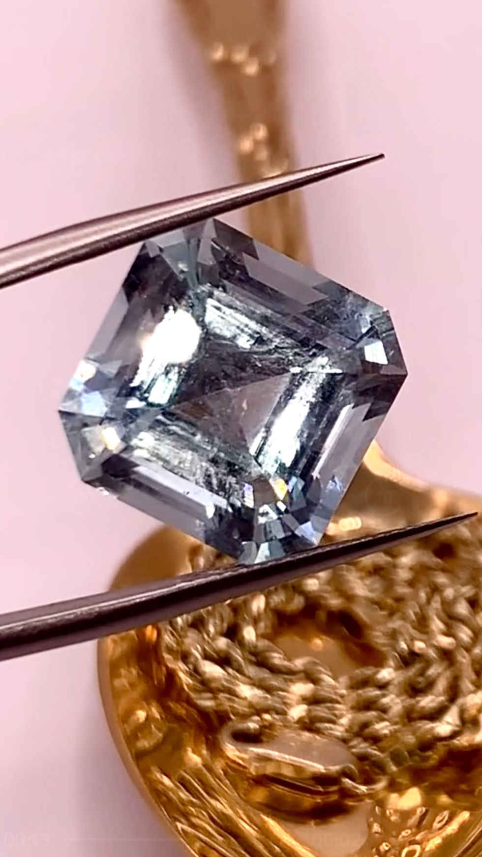 Thumbnail: 12.72Ct Natural Large Pristine Perfect Aquamarine