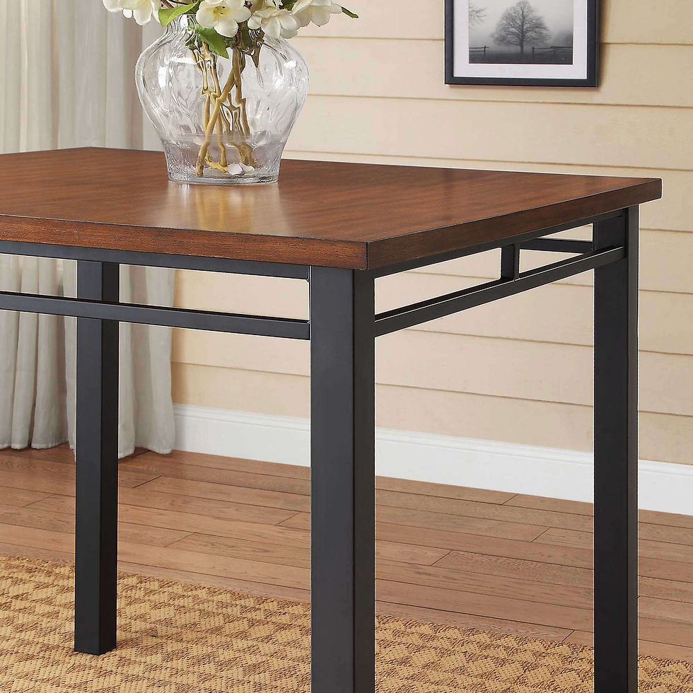 Thumbnail: Better Homes & Gardens Austen 5-Piece Counter Height Dining Set, Vintage Oak