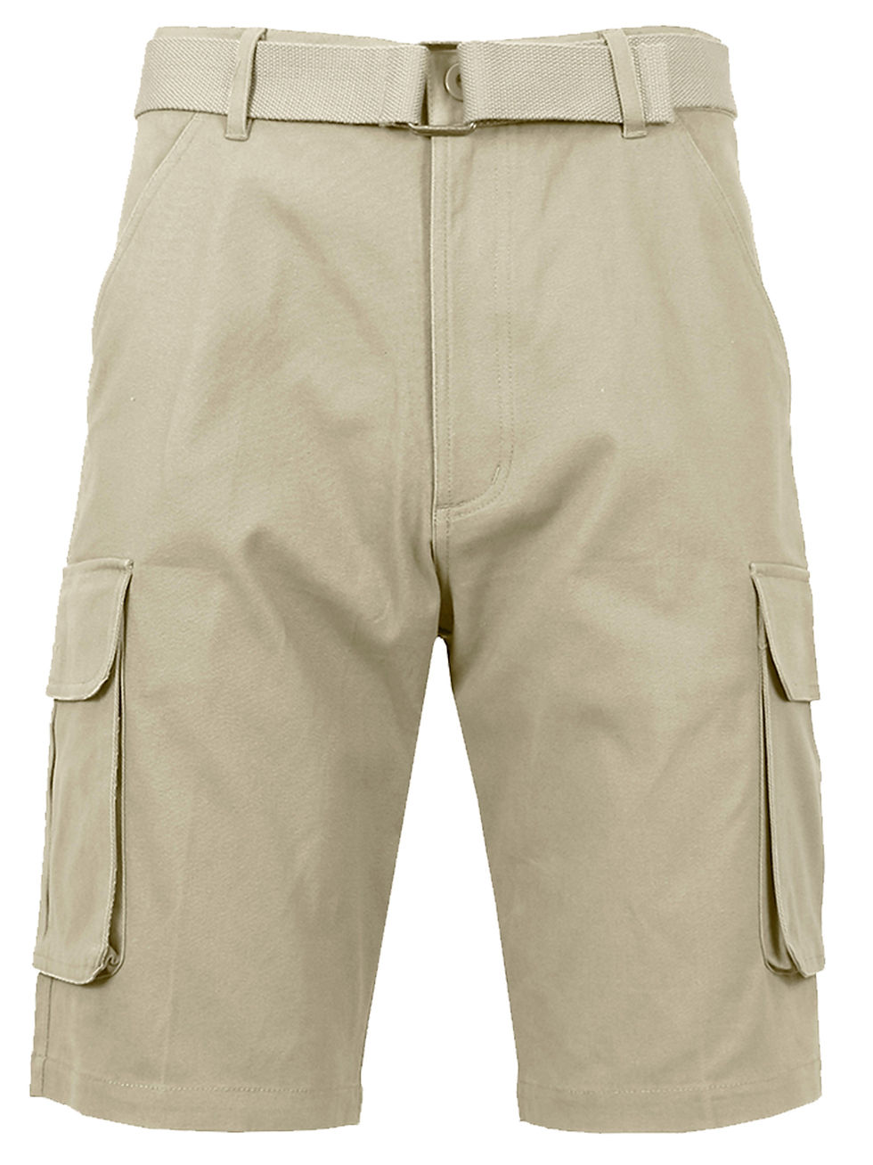 Thumbnail: Mens Vintage Utility Cotton Cargo Shorts With Belt