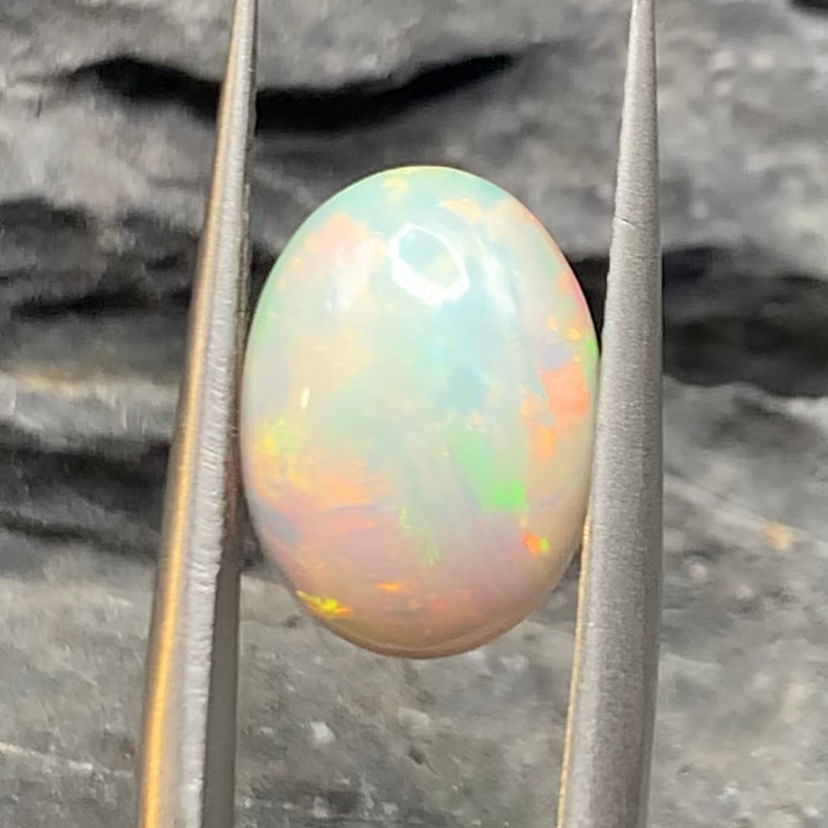 Thumbnail: 2.06Ct Natural Untreated Ethiopian White Pristine Opal