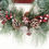 Thumbnail: Holiday Time Red and Green Tree Farm Christmas Wreath, 18 in