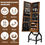 Thumbnail: Gymax Vintage Jewelry Armoire Cabinet Mirrored Lockable Organizer With Shelf & 