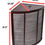 Thumbnail: BirdRock Home Compact Corner Laundry Hamper with Lid and Removable Liner - Smal