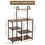 Thumbnail: LXingStore Industrial Wooden Kitchen Bakers Rack Utility Storage Shelves Microw