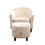 Thumbnail: Vintage Scripted Tub Chair with Ottoman