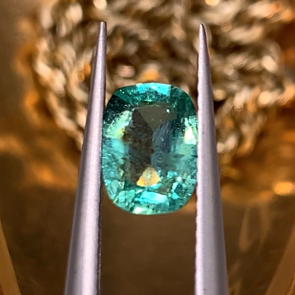 Thumbnail: 0.74Ct Natural Rare Vivid Green Emerald