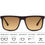 Thumbnail: Alpine Swiss Mens Polarized Sunglasses Classic Retro Square Vintage Sun Glasses