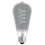 Thumbnail: GE Vintage 25W Replacement LED Edison Style ST19 Smoke Glass Medium Base Light 