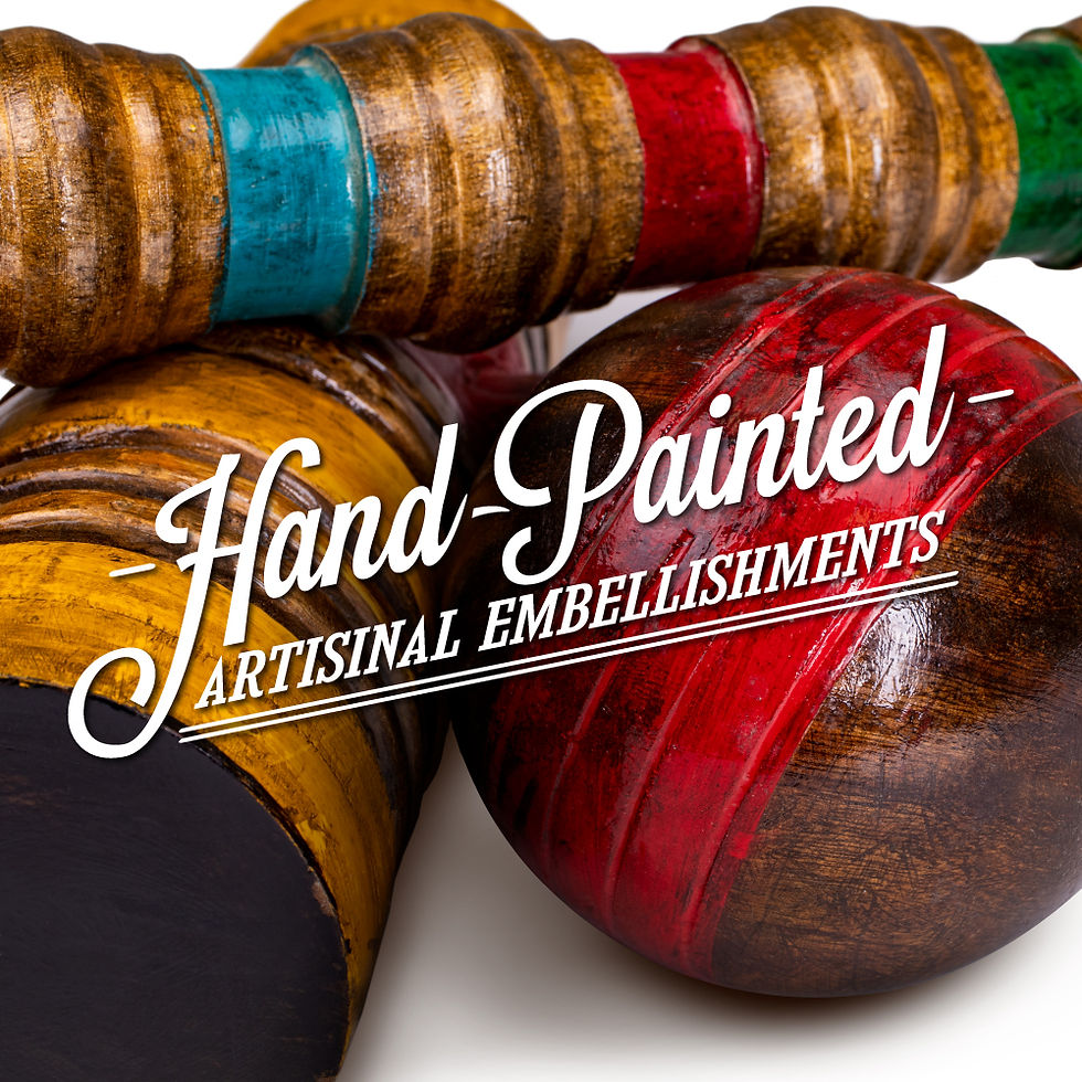 Thumbnail: Crown Sporting Goods Vintage Wood Premium Croquet Set, 4-player Outdoor Backyar