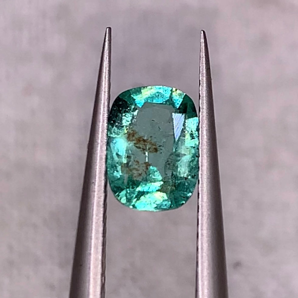 Thumbnail: 0.74Ct Natural Rare Vivid Green Emerald