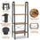 Thumbnail: Industrial Shelf Ladder Bookshelf Organizer 4-Tier Bookshelf Vintage Rustic Sto