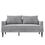 Thumbnail: Novogratz Bailey Pillowback Loveseat, Mid-Century Modern Vintage Living Room Fu