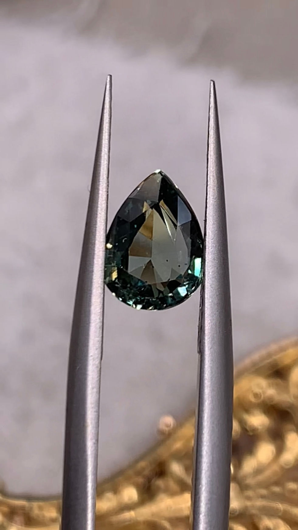 Thumbnail: GFCO Certified 1.33Ct Natural Unheated Exquisite Teal Sapphire From Madagascar 