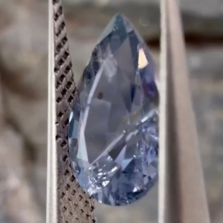 Thumbnail: 1.33Ct Natural Unheated Rare Greenish Blue Sapphire